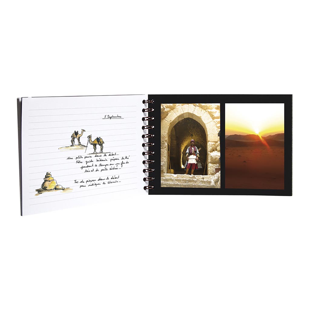 Age Bag Travel Album A5 Blue - Cafe Supply