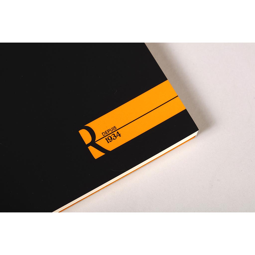 Rhodia le R Pad No. 16 A5 Lined Black - Cafe Supply