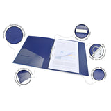 Rapesco Germ-Savvy Antibacterial A4 PP Ring Binder 2/25 Blue - Cafe Supply