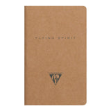 Flying Spirit Sewn Notebook 7.5x12cm Kraft - Cafe Supply