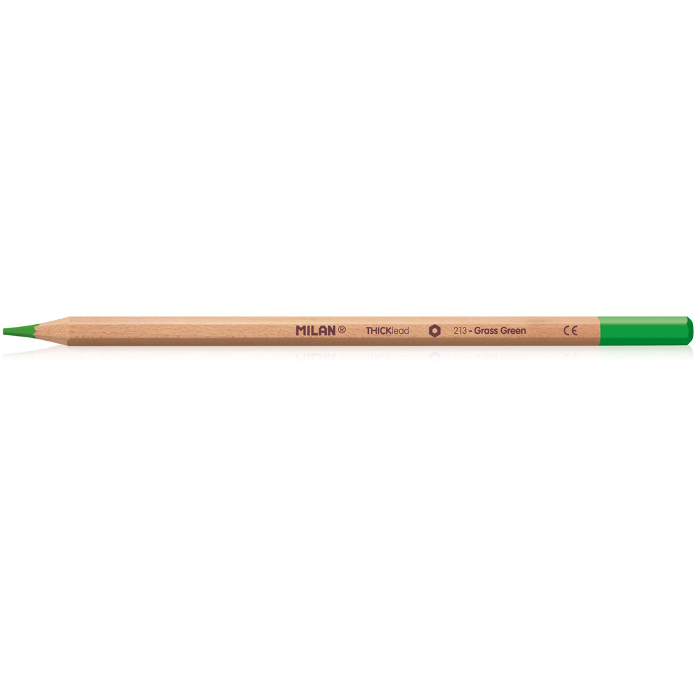 Milan Coloured Pencils Thick Lead Assorted Pack 24 - Cafe Supply