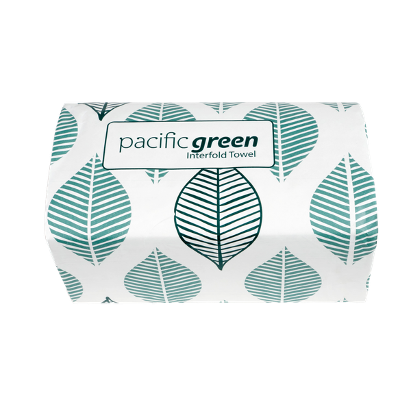 Pacific Green Recycled Interfold Towel - Cafe Supply