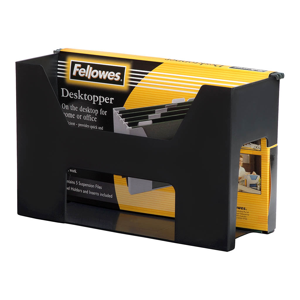 Fellowes Desktopper Black - Cafe Supply