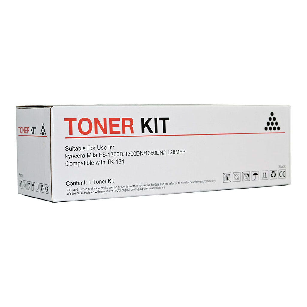 Icon Compatible Kyocera TK134 Black Toner Cartridge - Cafe Supply