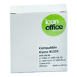 Icon Compatible Dymo LetraTag Tape 91331 12mmx4m Black on White - Cafe Supply