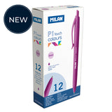 Milan P1 Touch Colours Ballpoint Pen Purple - Cafe Supply