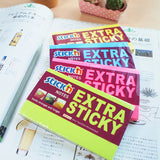 Stick'n Note Extra Sticky 76x127mm 90 Sheet Neon Lemon - Cafe Supply