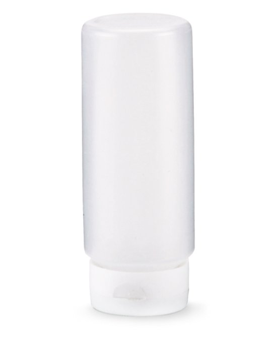 12-ounce Traex® Color Mate clear squeeze dispenser with FlowCut™ cap - Cafe Supply