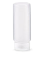 12-ounce Traex® Color Mate clear squeeze dispenser with FlowCut™ cap - Cafe Supply