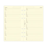 Filofax Personal Name/Address/Phone Refill - Cafe Supply