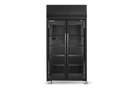 Skope SKFT1000N-A 2 Glass Door Upright Display or Storage Freezer