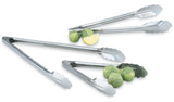 9 ½-inch heavy-duty stainless steel utility tongs - Cafe Supply