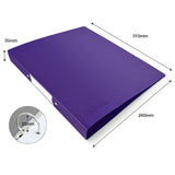 Rapesco Germ-Savvy Antibacterial A4 PP Ring Binder 2/25 Purple - Cafe Supply