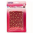 Christmas Frill Gold Star on Red (914mm, 83mm width) - Cafe Supply