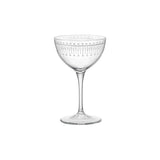Bormioli Rocco Bartender Art Deco' Martini 235ml - Cafe Supply