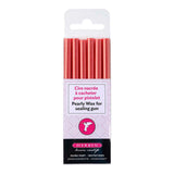 Herbin Wax Gun Sticks Pearly Antique Rose, Pack of 6 - Cafe Supply