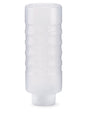 32-ounce Traex® Color Mate clear squeeze dispenser with FlowCut™ cap - Cafe Supply