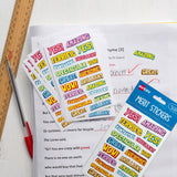 Avery Merit Stickers Comic 80 Pack - Cafe Supply