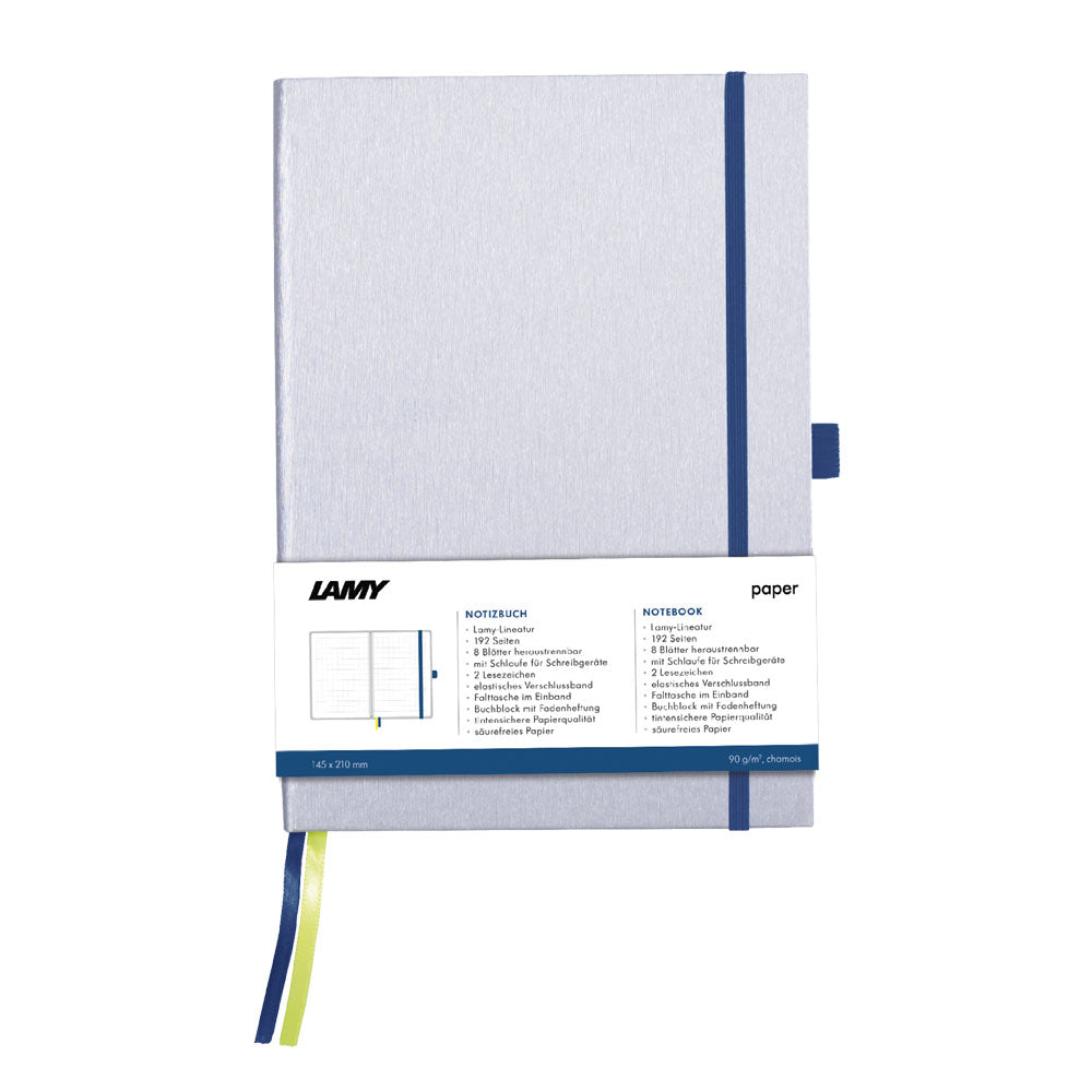 Lamy Notebook Fountain Pen Gift Set A6 Hard Cover Oceanblue - Cafe Supply
