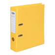 Icon Lever Arch File A4 Linen Yellow - Cafe Supply