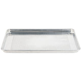 Half-size Wear-Ever® heavy-duty perforated aluminum sheet pan with natural finish - Cafe Supply