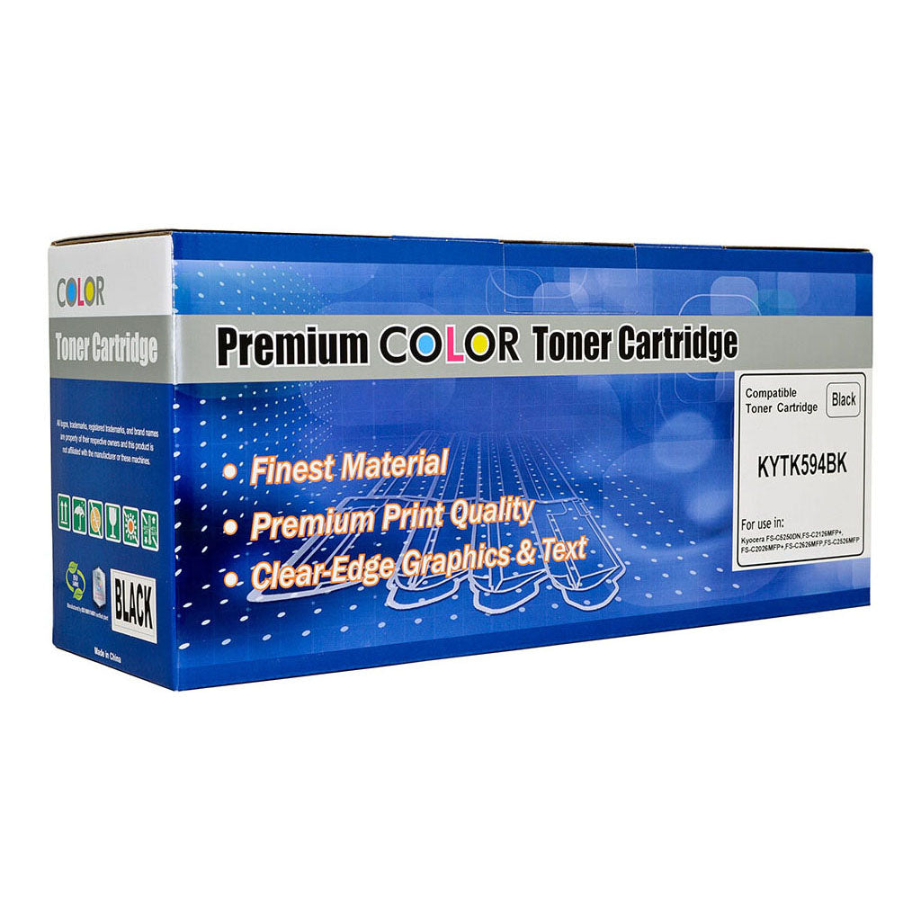 Icon Compatible Kyocera TK594 Black Toner Cartridge - Cafe Supply