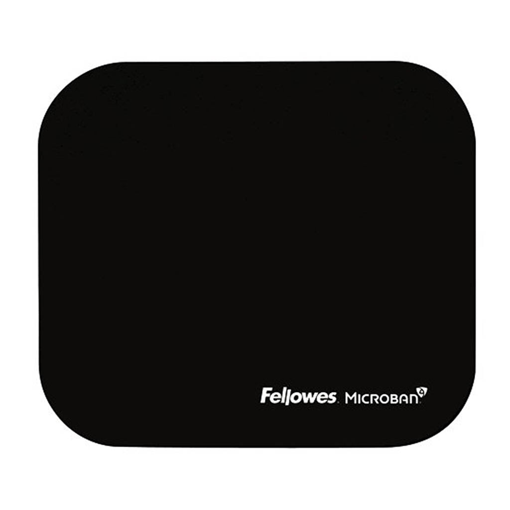 Fellowes Mouse Pad with Microban Black - Cafe Supply