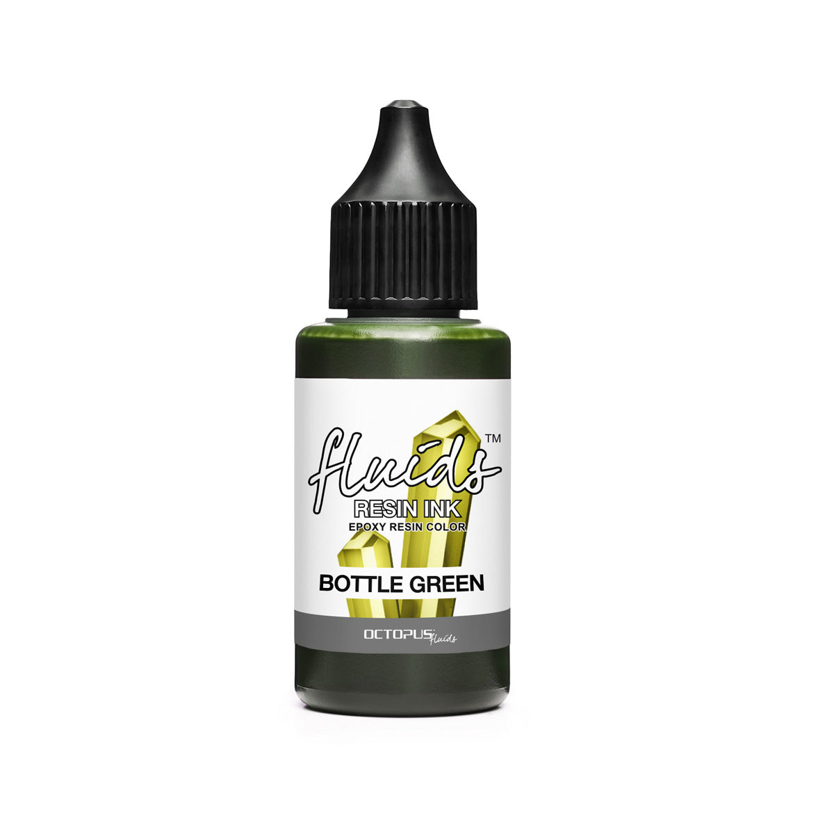 Octopus Fluids Resin Ink Bottle Green 30ml - Cafe Supply