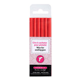 Herbin Wax Gun Sticks Red, Pack of 6 - Cafe Supply