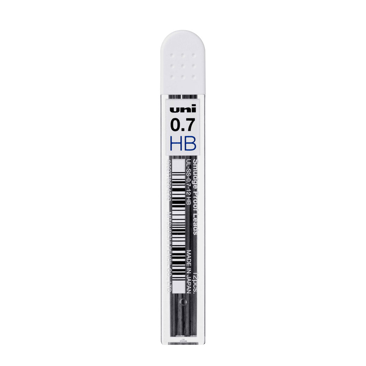 Uni Mechanical Pencil Leads 0.7 HB Pk12 - Cafe Supply