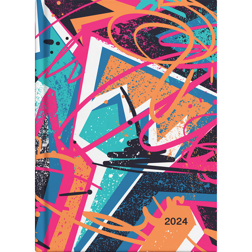 Collins A51 Carnival Day to Page Diary Even Year - Cafe Supply