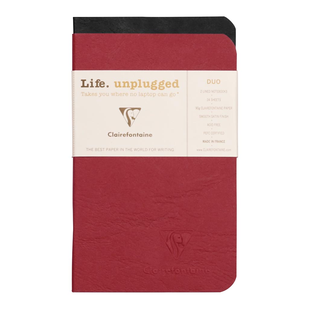 Age Bag Notebook Pocket Lined Assorted, Pack of 2 - Cafe Supply
