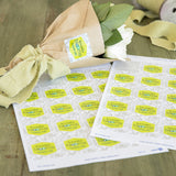 Avery Square Glossy Labels L7124 10 Sheets 20up 45x45mm - Cafe Supply