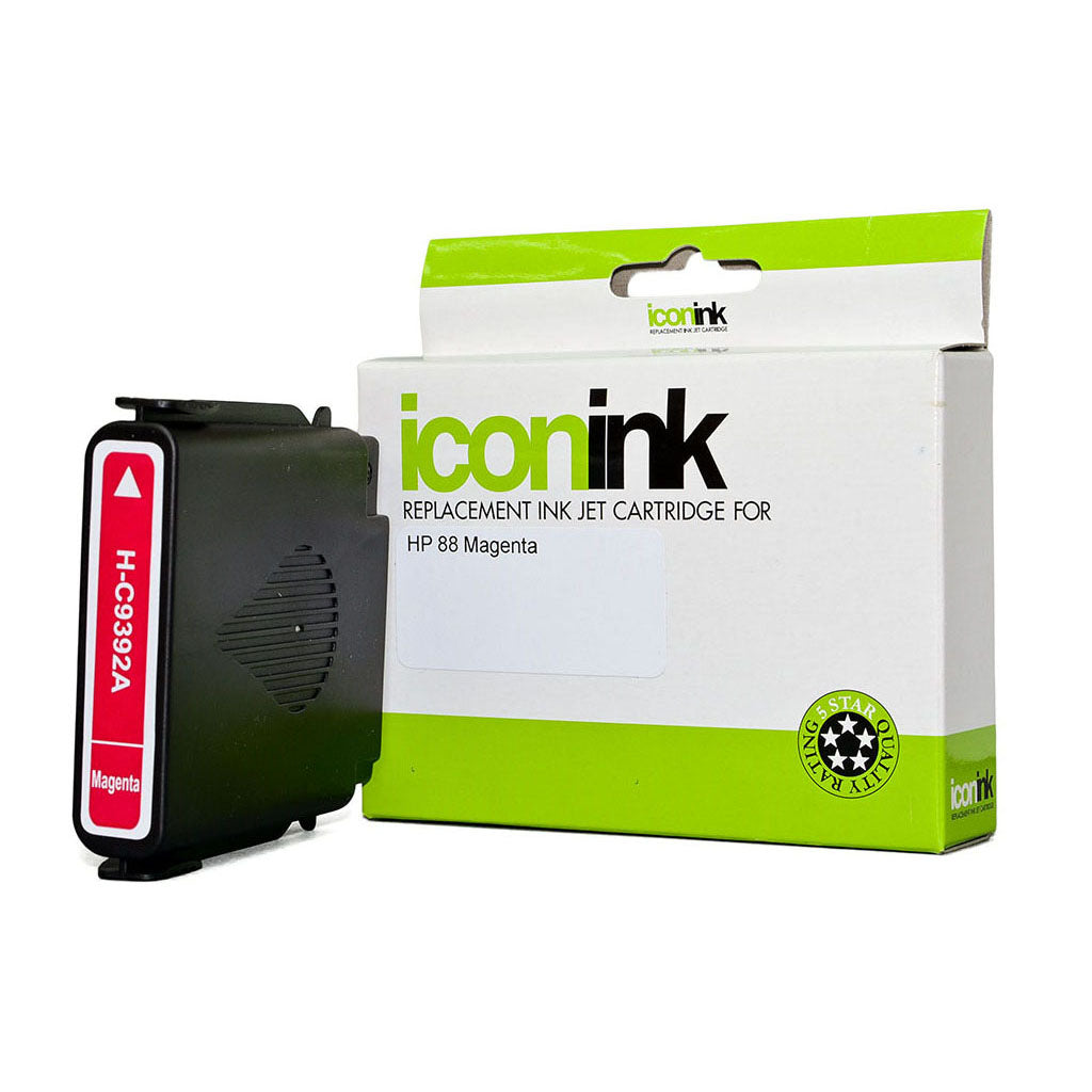 Icon Compatible HP 88 Magenta High Capacity Ink Cartridge (C9392A) - Cafe Supply