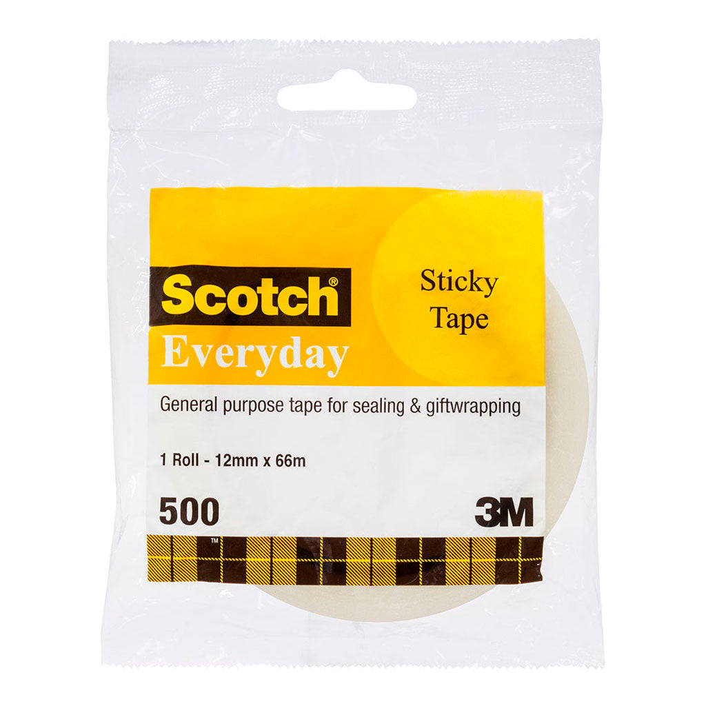 Scotch Everyday Tape 500 12mm x 66m - Cafe Supply