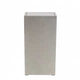 40L Rectangular S/S Swing Top Bin - Cafe Supply