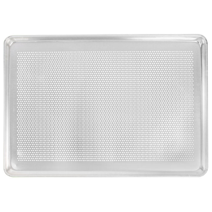 Full-size Wear-Ever® heavy-duty perforated aluminum sheet pan with natural finish - Cafe Supply