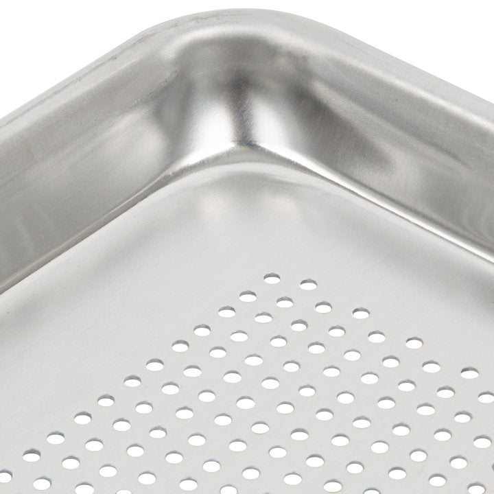 Full-size Wear-Ever® heavy-duty perforated aluminum sheet pan with natural finish - Cafe Supply