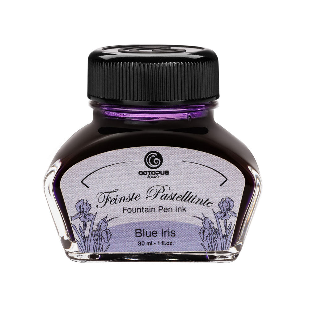 Octopus Fluids Fountain Pen Ink Pastel Blue Iris 30ml - Cafe Supply