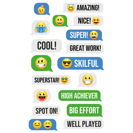 Avery Merit Stickers Emoji 68 Pack - Cafe Supply