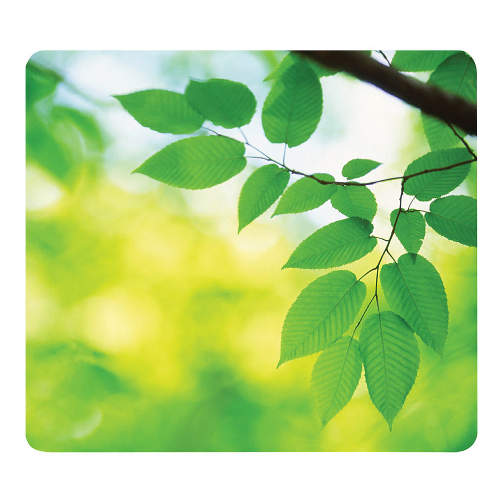 Fellowes Recycled Optical Mouse Pad Leaves - Cafe Supply
