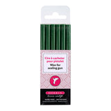 Herbin Wax Gun Sticks Dark Green, Pack of 6 - Cafe Supply