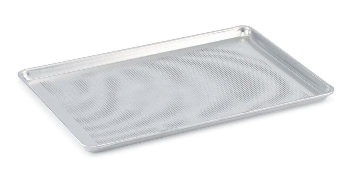 Full-size Wear-Ever® heavy-duty perforated aluminum sheet pan with natural finish - Cafe Supply