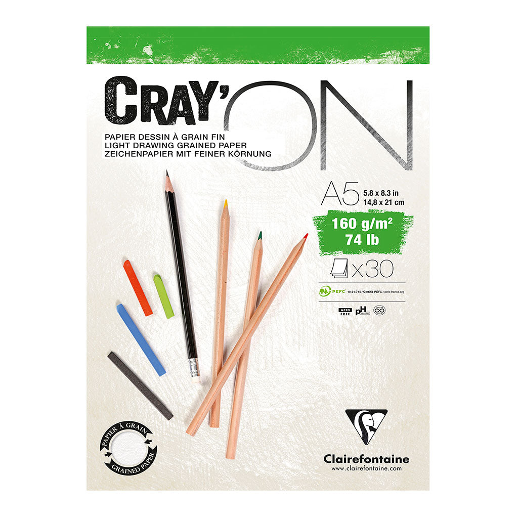 CrayON Pad A5 160g 30sh - Cafe Supply