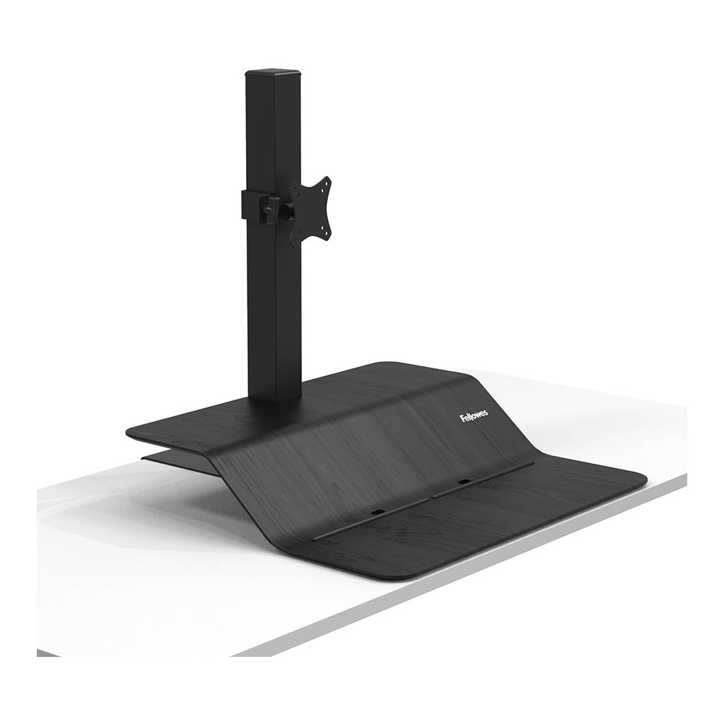 Fellowes Lotus VE Single Monitor Sit Stand Workstation - Cafe Supply