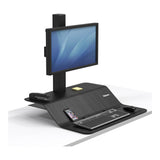 Fellowes Lotus VE Single Monitor Sit Stand Workstation - Cafe Supply