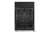 Skope SKT1300N-A 2 Glass Door Display or Storage Fridge - Cafe Supply