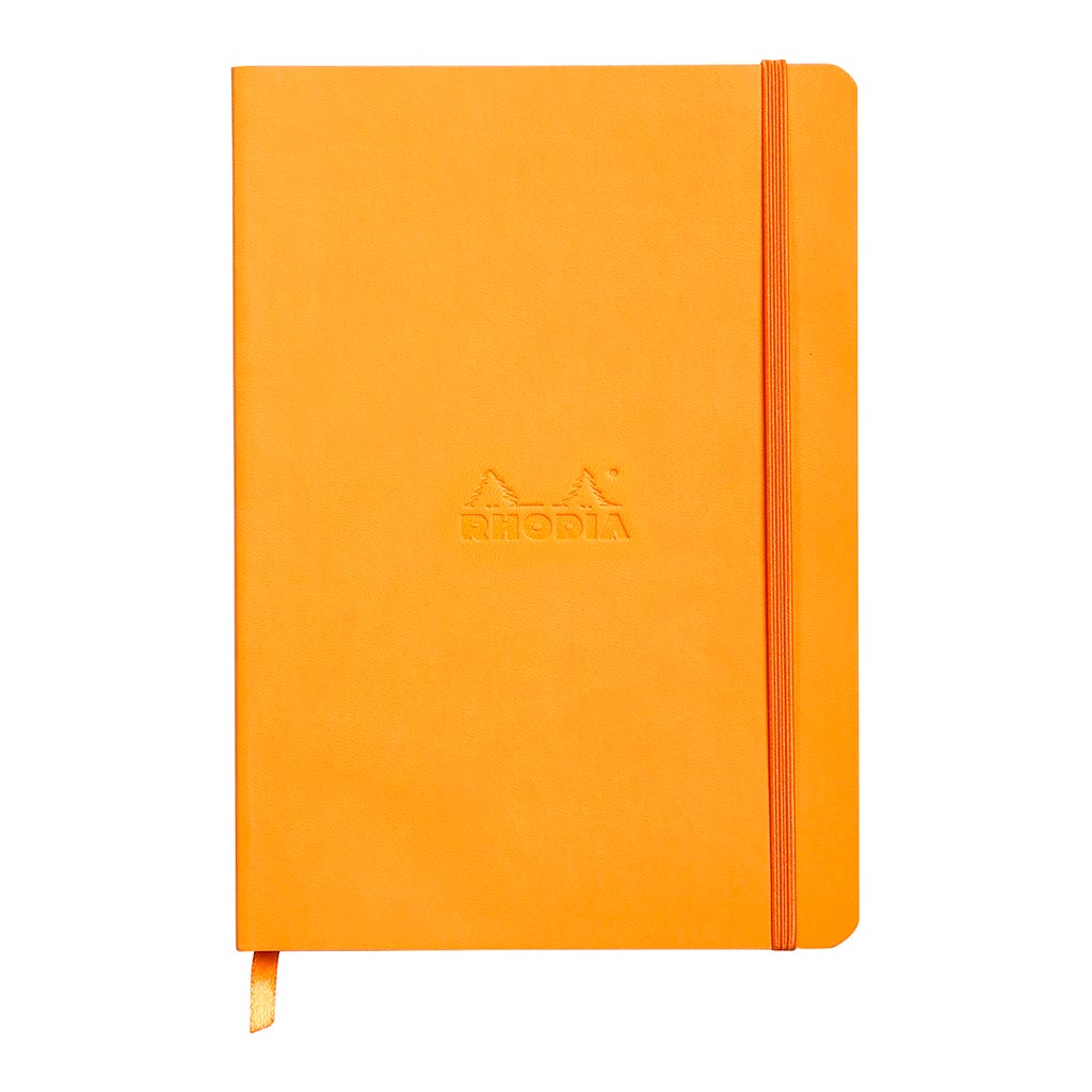 Rhodiarama Softcover Notebook A5 Dotted Orange - Cafe Supply