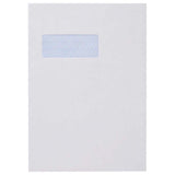Croxley Envelope C4 Window Tropical Seal Wallet Box 250 - Cafe Supply