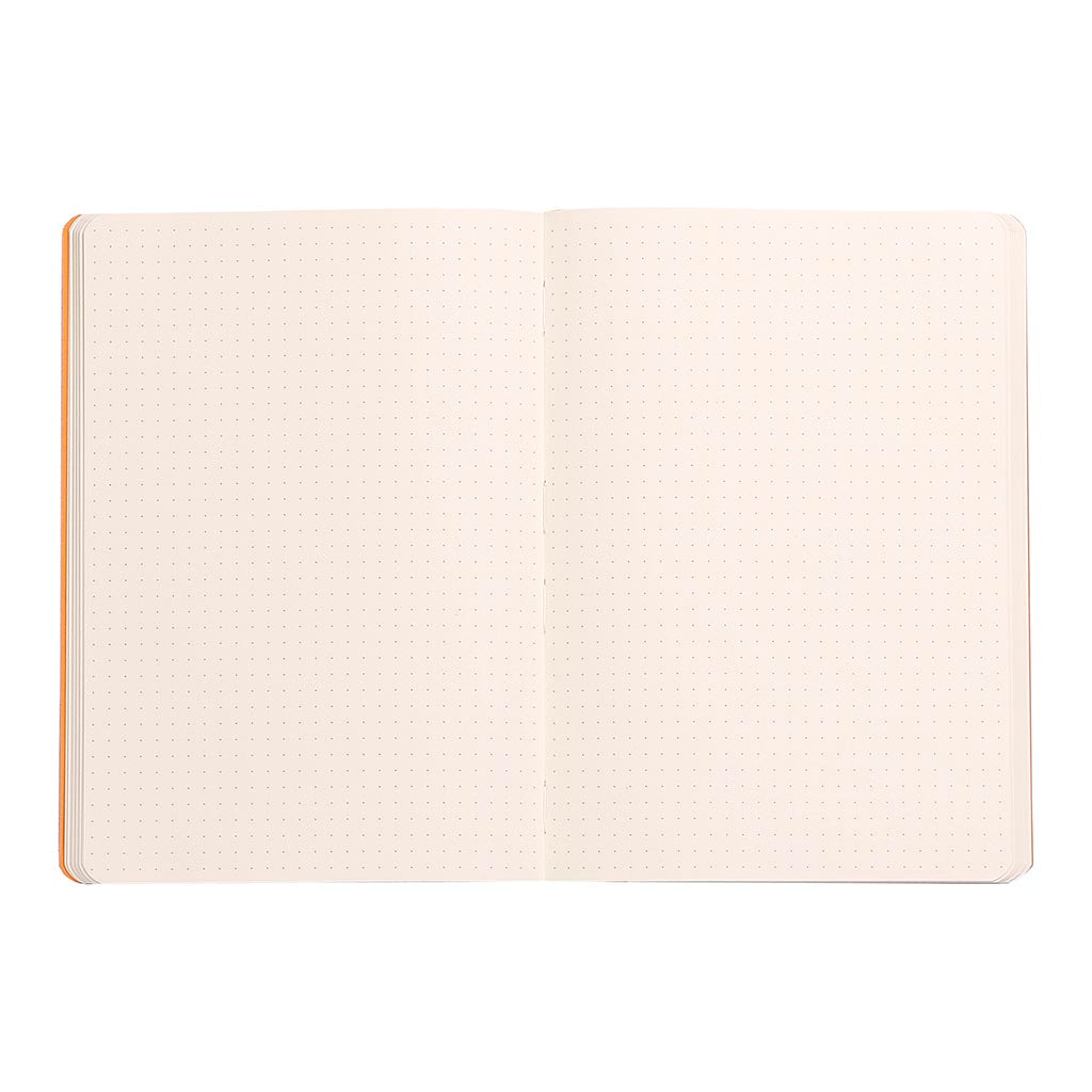Rhodiarama Softcover Notebook A5 Dotted Orange - Cafe Supply